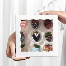 10/20个装带透明窗口的烘焙外卖盒 - 耐用的馅饼和糕点盒，适用于巧克力草莓、情人节礼物 - 彩色 - 查看 5