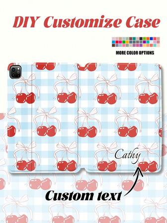 1 st. anpassat prickigt skyddande läderfodral kompatibelt med iPad Pro 13, iPad Air 13, fallskydd för par, familj, husdjur, barn