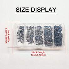 100Pcs/Box Fishing Connector Barrel Swivels Snap 10#-2# Rolling Swivel For Fishhook Link Fishing Lure Accessories