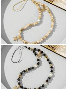 1pc/2pcs Gorgeous Star Lanyards For Your Phone Case - The Perfect Beaded Bracelet Accessory Choice - Multicolor - View 16