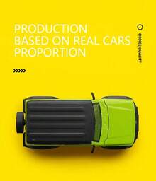 Burago 1:32 铃木吉姆尼改装车模型，组装式压铸合金玩具车，可拆卸越野车，男孩礼物 - 綠色 - 查看 6