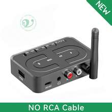 KZ Bluetooth 6.0 Audio Receiver, 3.5mm AUX R/L RCA Hi-Fi Stereo Wireless Adapter With Microphone, Supports USB Disk Playback, Suitable For Car Speakers, Amplifiers And Desktop Speakers - Black - View 12