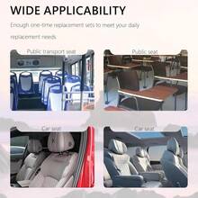 50PCS Disposable Car Seat Covers Provide Temporary Protection,Plastic Seat Covers For Cars Keep Car Interior Tidy,Universal Car Accessories &Amp; Car Seat Protector For Most Cars - trắng - Xem 6