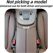 2 piezas Relleno del espacio entre el asiento y la consola, utilizado para evitar que se caigan objetos - Negro - Ver 4