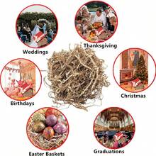 300克白色拉菲草礼盒填充物 - 时尚礼盒填充物，乳白色褶皱碎纸，纸屑，碎纸，缓冲填充物，糖果盒碎屑，纪念品填充物，婚礼彩纸屑，派对装饰碎屑。适用于填充易碎物品和包装的空隙。返校季、情人节、婚礼礼盒包装填充物。 - 白色 - 查看 13