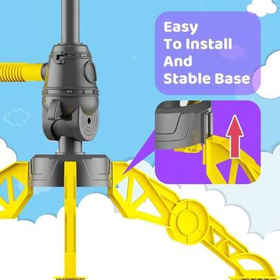 Rocket Launch Toys For Kids Age Of 3, 4, 5, 6, 7, 8 Year Old Boys &Amp; Girls, 2 Pack Rocket Launchers With 8 Colorfu...