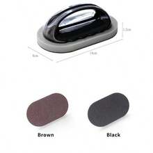 三合一耐用钻石海绵清洁刷，有效清洁厨具、厨房、浴室和地板上的顽固污渍和锈迹 - 适用于家庭和商业用途，多功能清洁橡皮擦可去除炊具和餐具上的顽固污垢、灰尘和锈迹，不伤表面，可用洗碗机清洗，具有去污功能 | 符合人体工程学的手柄设计 | 耐用清洁刷，洗碗刷 - 彩色 - 查看 9