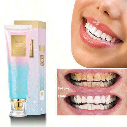 Niacinamide Dazzle White Toothpaste Teeth Whitener Fresh Breath,Gum Toothpaste For Removing Stains And Yellowing Teeth,Eliminating Bad Breath,Personal Care Cleaning Toothpaste Personal Care Protect Teeth Removes Stains Basic Cleaning Oral Care,Freshens Breath Travel Accessories Must Have Teeth Whitening Blanqueador De Dientes Hygiene Products Bathroom Accessories Toothpaste