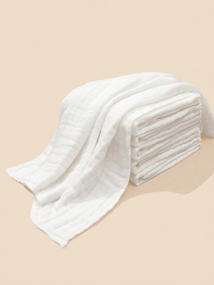 1条超大号柔软婴儿毛巾，可作浴巾、尿布垫、围兜，吸水性强，防污渍，适合居家及户外使用。 - 彩色 - 查看 1