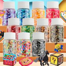 1000颗2.6毫米袋装迷你熔珠像素拼图铁珠熔珠，高品质DIY工艺礼品，完美礼物 - 拼豆豆 - 查看 9