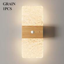 现代水晶感应壁灯，LED智能感应亚克力壁灯，室内感应壁灯，无线LED壁灯，电池供电夜灯，粘胶设计，可旋转，便携式 - 彩色 - 查看 22