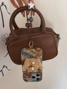 Cute Knitted Sweater Style Protective Case Compatible With Iphone 17 Pro, 17 Pro Max, 14, 16 Pro Max, Autumn/Winter - Multicolor - View 11