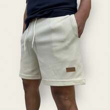 Kit 3 Bermuda Men's Mauricinho Textured Fabric Premium Shorts Casual Basic Gym Training - Grey - View 3