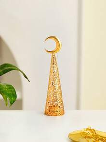 Moon Shaped Candle Holder, Suitable For Tea Lights, Minimalist Design, Luxury Style, Available In Multiple Sizes, Can Be Used As Candlelight Dinner Props, Suitable For Home, Desktop, Office, Holiday And Party Decorations, Also An Excellent Choice For Gifts To Family And Friends, Including Back-To-School Gifts, Souvenirs, Holiday Gifts, Etc. - Multicolor - View 13