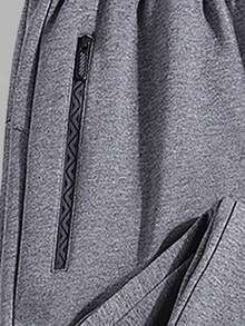 女士保暖保暖运动裤，保暖防风，适合健身运动，秋冬季穿着 - 灰色 - 查看 3