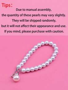 3D字母珍珠钥匙扣，优雅可拆卸珍珠链，时尚合金钥匙圈，包包挂件，汽车钥匙链，适合女性、情侣、朋友、家人，可作礼物、节日礼物 - 彩色 - 查看 11