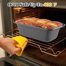 1个/3个装长方形不粘面包模具，家用厨房蛋糕烘焙工具，长方形吐司模具，不粘烘焙模具，烘焙模具套装