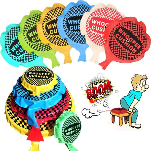 1pc Prank Fart Pad Toy, Sponge Rubber Pad Emits Unique Sound, Funny Party Gag Gift, Original Prank Rubber Fart Pad | Classic Fart Pad, Fart Bag, Party Accessory, Halloween And Christmas Gift, Fun Prank Toy For Party, Random Color (Recommend Buying One Size Larger, The Product Principle Is To Quickly Squeeze To Make Sound)