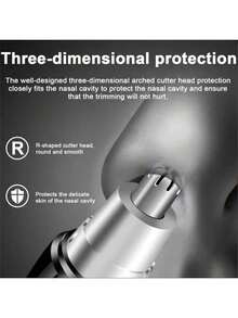 1 st elektrisk öronhals näshårstrimmer ögonbrynstrimmer redskap rakapparat klippare rakapparat man kvinna ren trimmer rakhyvel remover kit - Multifärgad - Visa 2