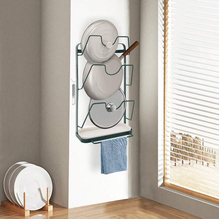 Pot Lid Racks - Dark Green - View 1