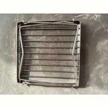 1pc Portable High-Quality Folding Stainless Steel Stove Rack - Outdoor BBQ Grill, Pot Rack, Grill Grate Stand - Durable Cookware Accessory For Camping And Hiking