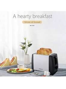 SOKANY 016S Household Toaster, Fully Automatic Double-Slice Toaster, High Power, 6 Browning Levels, Adjustable Temperature, Fast Toasting, Stainless Steel Material, And Reliable, Suitable For Home Toaster, Breakfast Maker, Toast Oven