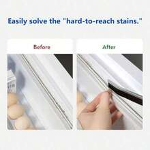 Multi-Functional Crevice Brush, Multi-Purpose Cleaning Brush Set, Kitchen & Bathroom Cleaning Supplies, Sink, Faucet, Bathtub, Kitchen Window Corners Cleaning Brush, Kitchen Essential, Suitable For Bathroom, Toilet, Kitchen, Windows, Faucets And Other Tight Spaces, Home Goods - Black - View 9