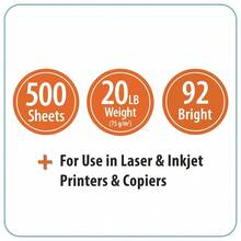 Copy Paper 8.5 X 14 Inches 92 Bright White 20 Lb Bond 500 Sheets Per Ream - 1 - 查看 4
