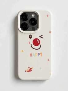 1个极简笑脸图案液态硅胶防震防指纹手机壳，兼容 16/16Pro/16Plus/15/15ProMax/15Pro/11/12/13/14ProMax/11Pro/11ProMax/12Pro/12ProMax/13Pro/13ProMax/14Pro/14ProMax，软壳，优雅 - 彩色 - 查看 3