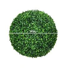 HOMCOM Set Of 2 Artificial Plant Balls With Protective Cover For Indoor And Outdoor Use, Green - 1 - 查看 3