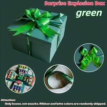 Creative Surprise Gift! Romantic Personalized Gift Box, Containing Snacks, Commemorative Photos, And Fun Small Gifts. Suitable For Birthday, Valentine's Day, Wedding, Proposal, Christmas, Halloween, Thanksgiving, Parties, And Other Everyday Gift-Giving Occasions. Available In Multiple Colors. - Multicolor - View 17