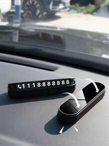 移动车载电话卡、临时停车牌照、车载显示屏、手机号码伪装、停车号码牌、发光停车卡、通知电话号码卡、隐藏式移动车载牌照、临时停车标志、汽车装饰配件 - 均碼 - 查看 6