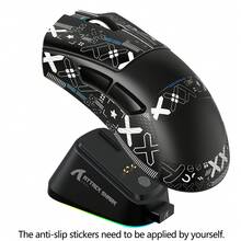 ATTACK SHARK 3-Mode Wireless Gaming Mouse, 25000 DPI, 62g Ultra-Light RGB Mouse, Supports Wired/2.4G/Bluetooth Connection, Broadcom BK52820 Chip, Omron Micro Switches, 100 Million Click Lifespan, 500mAh Battery & RGB Charging Base, Adjustable DPI, Suitable For PC Gamers - Multicolor - View 15