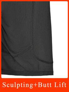 Women's High Waist Belly-Tight Panties, Breast-Shaped Shorts, With Removable Sponge Inner Pads, Fake Buttocks And Waist-Lifting And Hip-Lifting, Waist-Length Slim Body-Beautiful Body, Sexy Tights Base, Fashionable Body-Shaping Clothes Tummy Control Shapewear Tummy Control Tummy Control Underwear Butt Lift Butt Pads Leggings For Women Shorts Lencería Para Mujer High Waisted Leggings Weight Loss - 黑色 - 查看 5