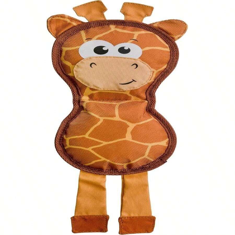 Outward Hound Fire Biterz Giraffe Firehose Plush Dog Toy, Brown, Medium - MàuA - Xem 1