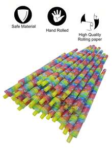 50张卷烟纸，预卷烟锥，香烟纸和烟管，超薄慢燃喇叭形卷烟纸，吸烟配件，礼品套装，情人节礼物，新年礼物，家居装饰圣诞礼物