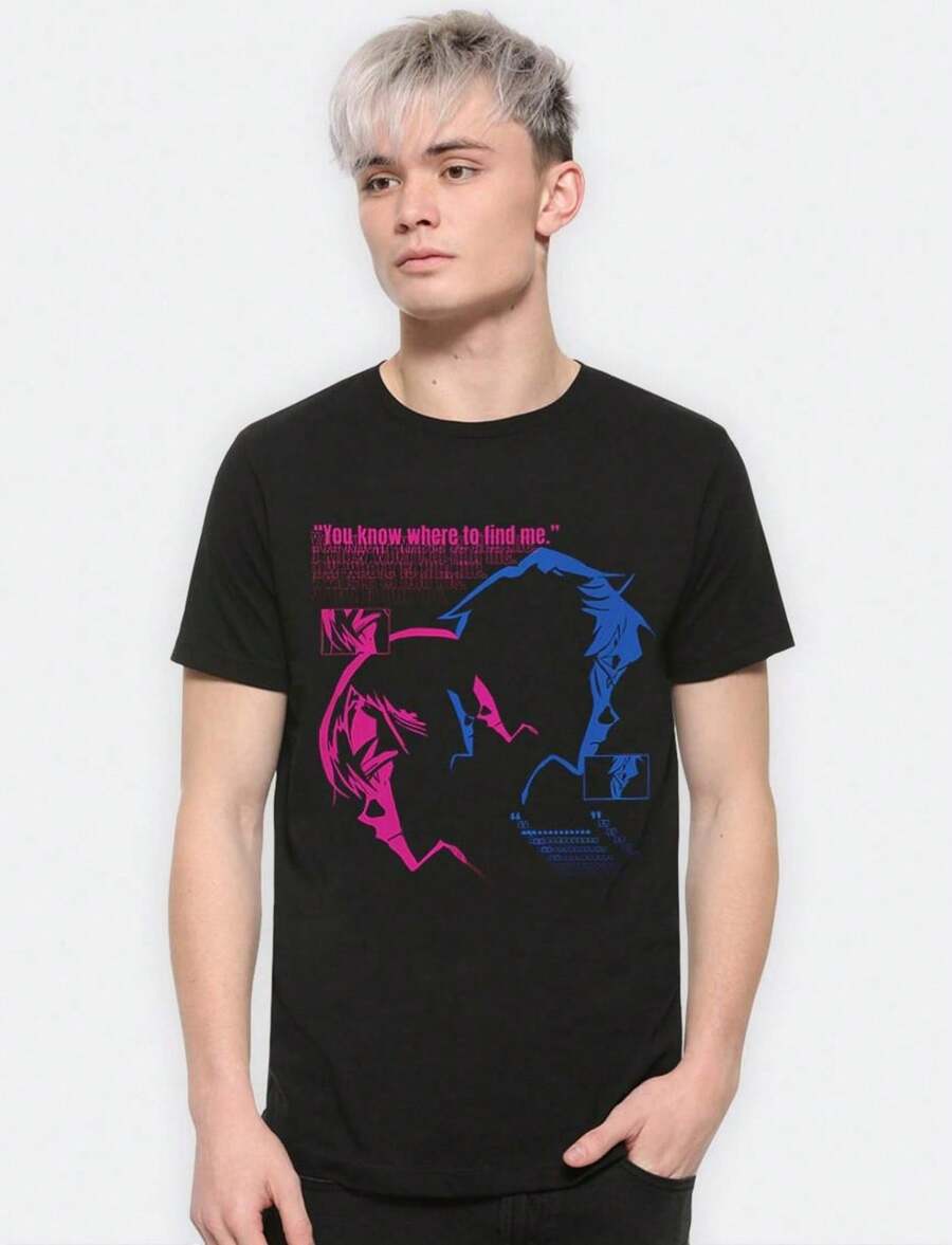 Alien Stage Ivan And Till T-Shirt Cotton Tee Men39s Women39s Sizes LST-23788 - 黑色 - 查看 1