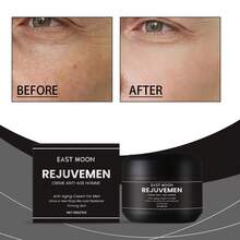 EAST MOON Men's Moisturizing Cream, Hydrating, Nourishing Lubricating Tender Refreshing Non-greasy Balancing Sebum Shrinking Pores Reducing Fine Lines Antioxidant Anti-Aging Facial Skin Facial Application Cream - Negro - Ver 4