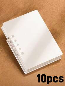 1-20pcs Customized Loose-Leaf Macaron Notebook, Office & Study Supplies, 80 Pages. Compact & Portable, Suitable For Classroom Notes, Recording Client Needs, Schedule Planning And Life Organization.