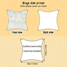 2 件装装饰羽毛印花抱枕套，2D 印花，方形单面印花，金色、灰色、白色羽毛元素，45x45 厘米柔软涤纶面料，拉链封口，适用于节日派对、沙发、客厅、办公室、汽车、家居装饰（仅含抱枕套，不含枕芯）