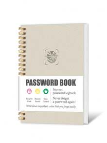 1本A6密码笔记本 - 快速互联网密码记录簿，包含网站、用户名、地址簿、纪念日、生日和备注，适用于家庭、返校、办公室、女士办公桌，记录互联网登录信息 - 彩色 - 查看 15