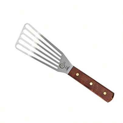 Espátula para pescado Praxis de 6 pulgadas x 3 pulgadas con mango de palisandro