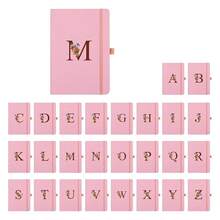 Pink Notebook For Women, 5.7\X8.3\ A5 Journal Notebook With Letter L, Dual-Sided Writing Notebook With Dividers, Cute Leather Journal For Work, Business, Schoolsss, Meetings, Travelers, Small Notebook,L - L - 查看 3
