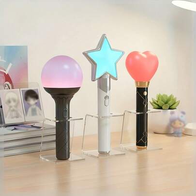 Giá đỡ trưng bày lightstick Kpop - Giá đỡ acrylic chịu lực cao với chiều cao có thể điều chỉnh, đế chắc chắn và thiết kế dành cho người hâm mộ K-Pop, lightstick, que phát sáng, giá đỡ lightstick, phụ kiện trò chơi tiệc tùng, giá đỡ que phát sáng, giá đỡ lightstick KPop - Giá đỡ lightstick, giá đỡ lightstick có thể điều chỉnh, giá lưu trữ lightstick đa năng dành cho người hâm mộ K-Pop, trưng bày và sắp xếp đồ sưu tầm, thích hợp cho các trò chơi và hoạt động tiệc tùng, Giáng sinh, trang trí nhà cửa, lý tưởng cho SKZ /