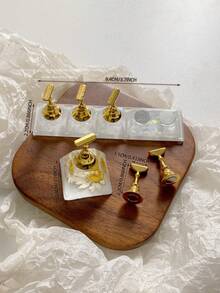 亚克力极光彩虹色矩形钻石形状美甲展示架，树脂水晶珠水钻复古韩国花朵激光 DIY 家居和户外女士母亲姐妹妻子女友婚礼美甲沙龙美容情人节使用