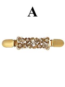 1/6 件套衬衫连衣裙束腰夹、开衫夹、毛衣夹、女士复古腰带、裤腰束腰夹、衣夹、装饰胸针夹，适用于毛衣、连衣裙和衬衫 - 彩色 - 查看 12