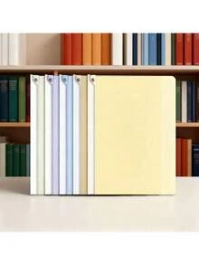 5pcs A4 Rotating Ring Binder Folders - Lockable Document Bags, Ideal For Students And Office, Perfect For Organizing Files, Reports, Resumes And Project Materials