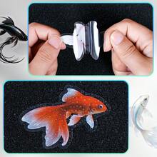 56pcs/Set Animal Stickers, Goldfish Pattern Sticker Pack, PET Material Waterproof Creative Decals For Festivals Cheering And Party, Decorative DIY Gifts, Artistic Stickers For Diary, Laptop, Notebook, Water Bottle, Phone Case, Aesthetics Stickers For Teens Adults, School Supplies, Back To School - Multicolor - View 7