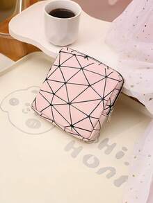 1pc Creative New Fashionable Cute Girl Portable Sanitary Pad Storage Bag, Mini Cartoon Girl Period Hygiene Pad Organizer Bag, Travel Cosmetic Bag, Coin Purse, Toiletry Bag, Multi-Functional Storage Bag, Suitable For Storing Coins, Cosmetics, Lipstick, Sanitary Pads, Tissues And Other Small Items, Applicable For Women Business Trip, Travel, Vacation, Student Back To School, Can Be Used As Gifts For Friends, Valentine's Day Gifts, Souvenirs - Multicolor - View 11