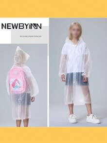 1 معطف مطر قابل لإعادة الاستخدام، مصنوع من مادة EVA، مناسب للأولاد والبنات في عمر 8-15 سنة. له تصميم فضفاض، يتعامل بسهولة مع الأمطار المفاجئة والثلوج الشتوية. مثالي للتنزه في الهواء الطلق والسفر والأنشطة المائية (مقاوم للماء)، والتنقل في الطقس الممطر إلى المدرسة وعودة منها - عنصر أساسي لكل عائلة. العزل، عيد الحب للصديقات، الجراء، كرنفال، ديكورات الحفلات